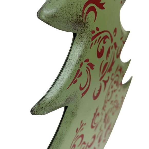 XL Holiday Tree Metal 15" Country Rustic Cottage Christmas Decor - Picture 10 of 14